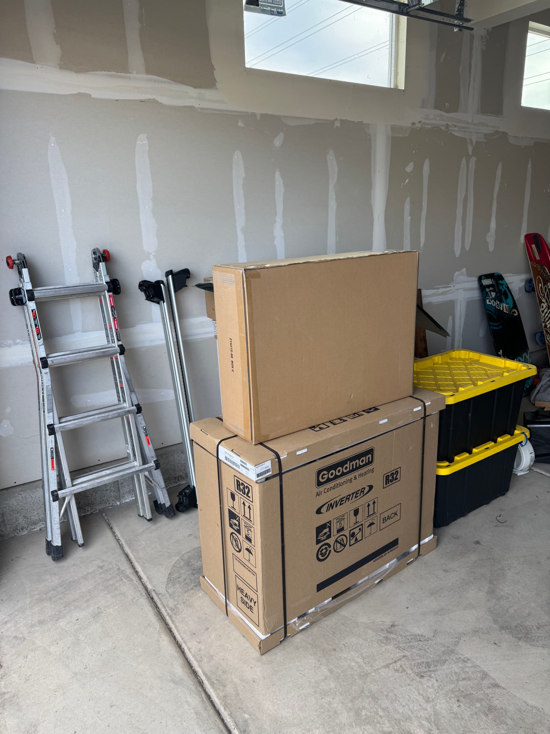 High Efficiency Heat Pump Installation Underway in Alpine image