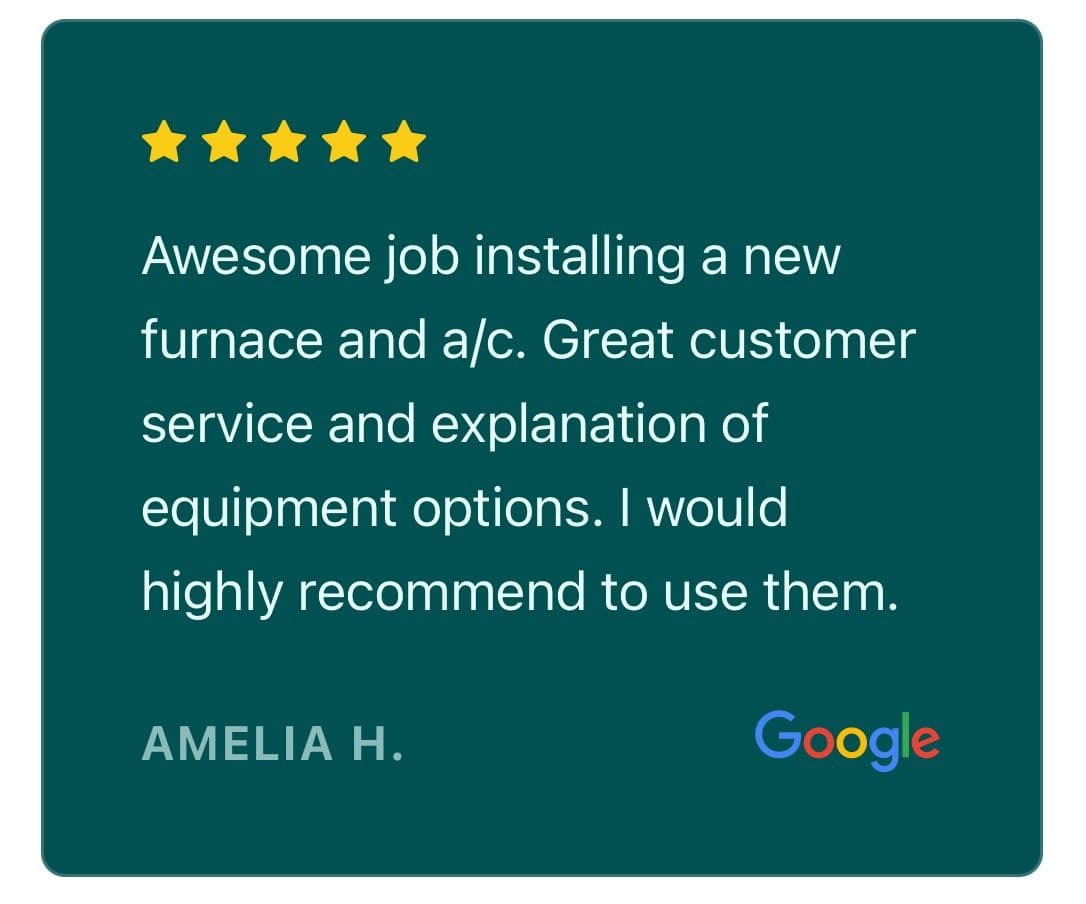 Project Outstanding Furnace and AC Installation Review image