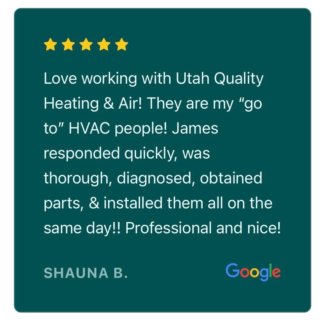 5-Star Service from Utah Quality Heating & Cooling image